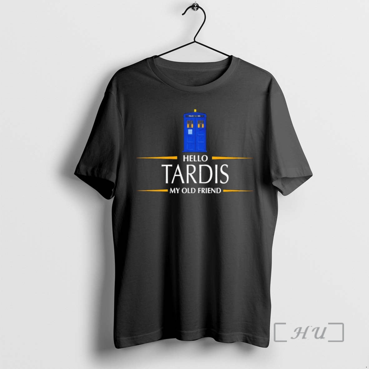 Officials Hello Time Machine Tardis My Old Friend - Adult & Kids T-Shirts, Sweatshirts & Hoodies apparel design preview 1