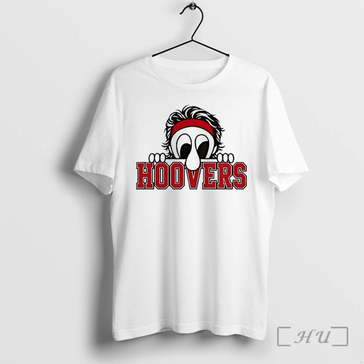 Officials Hoovers Peeking Character Red Headband - Adult & Kids T-Shirts, Sweatshirts & Hoodies apparel design preview 1