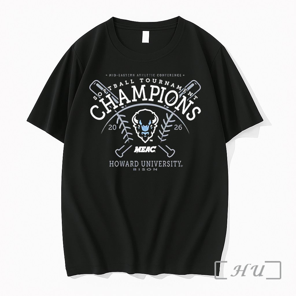 Officials Howard Bison 2026 Mid Eastern Athletic - Adult & Kids T-Shirts, Sweatshirts & Hoodies apparel design preview 1
