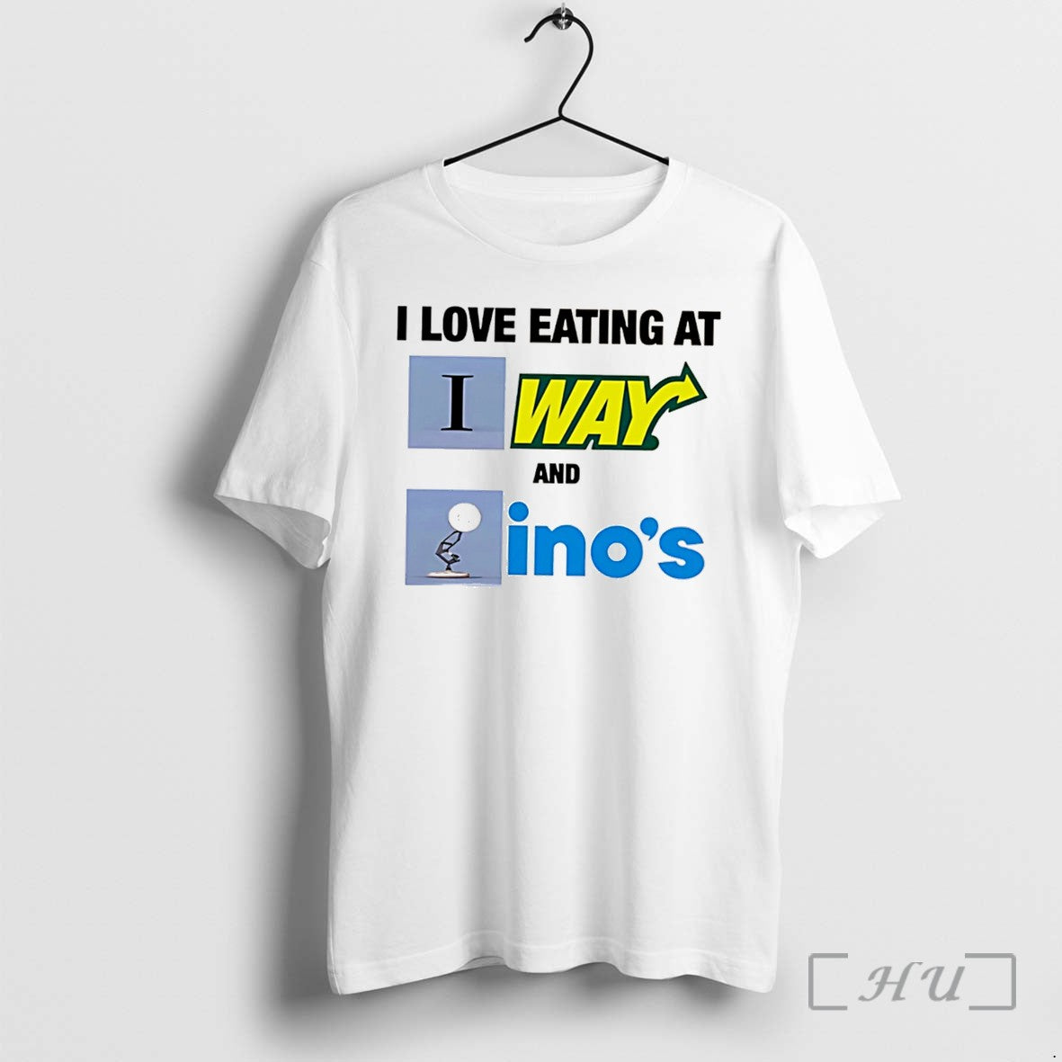 Officials I Love Eating At Subway And Dominos Logo - Adult & Kids T-Shirts, Sweatshirts & Hoodies apparel design preview 1