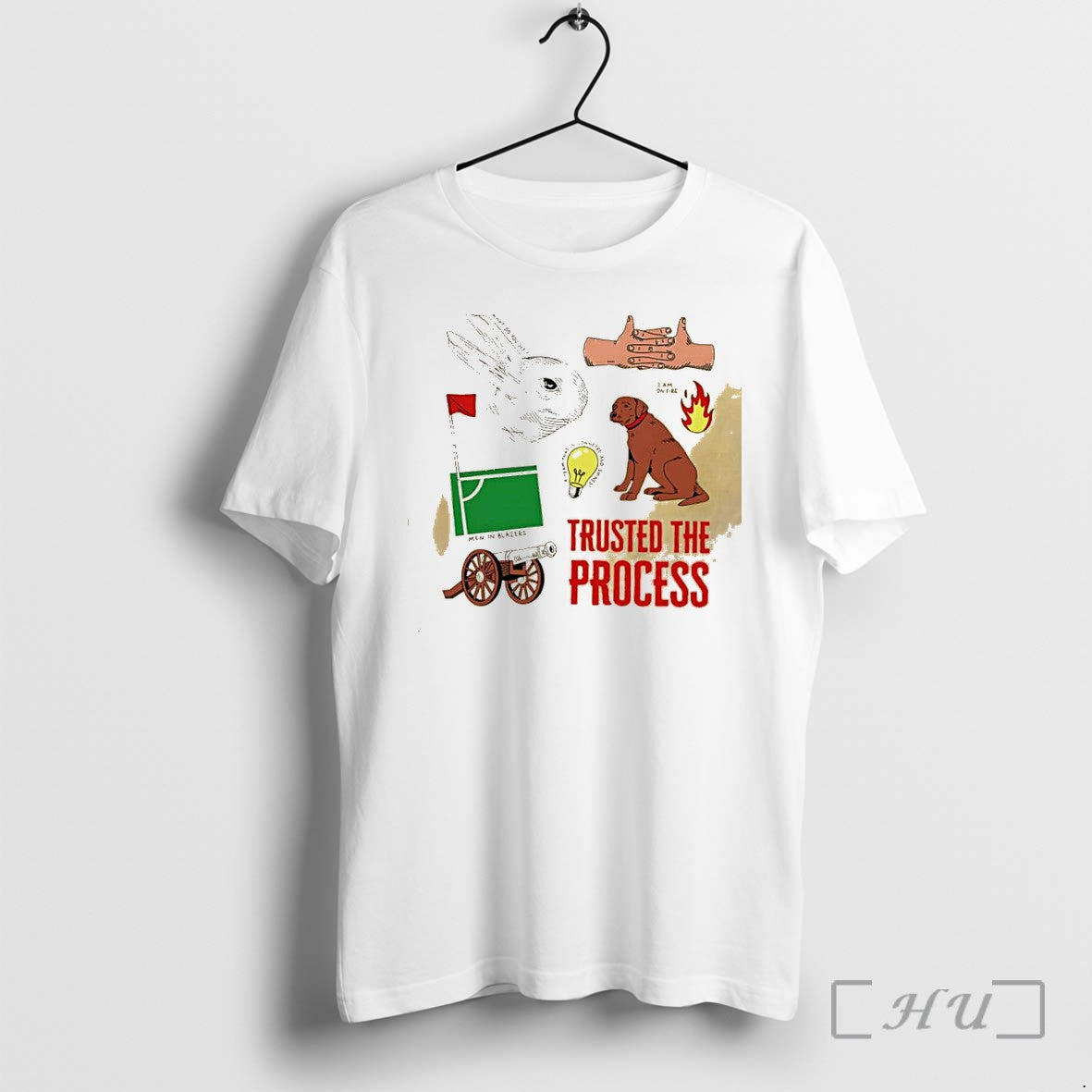Officials I Am On Fire Trusted The Process Premium - Adult & Kids T-Shirts, Sweatshirts & Hoodies apparel design preview 1