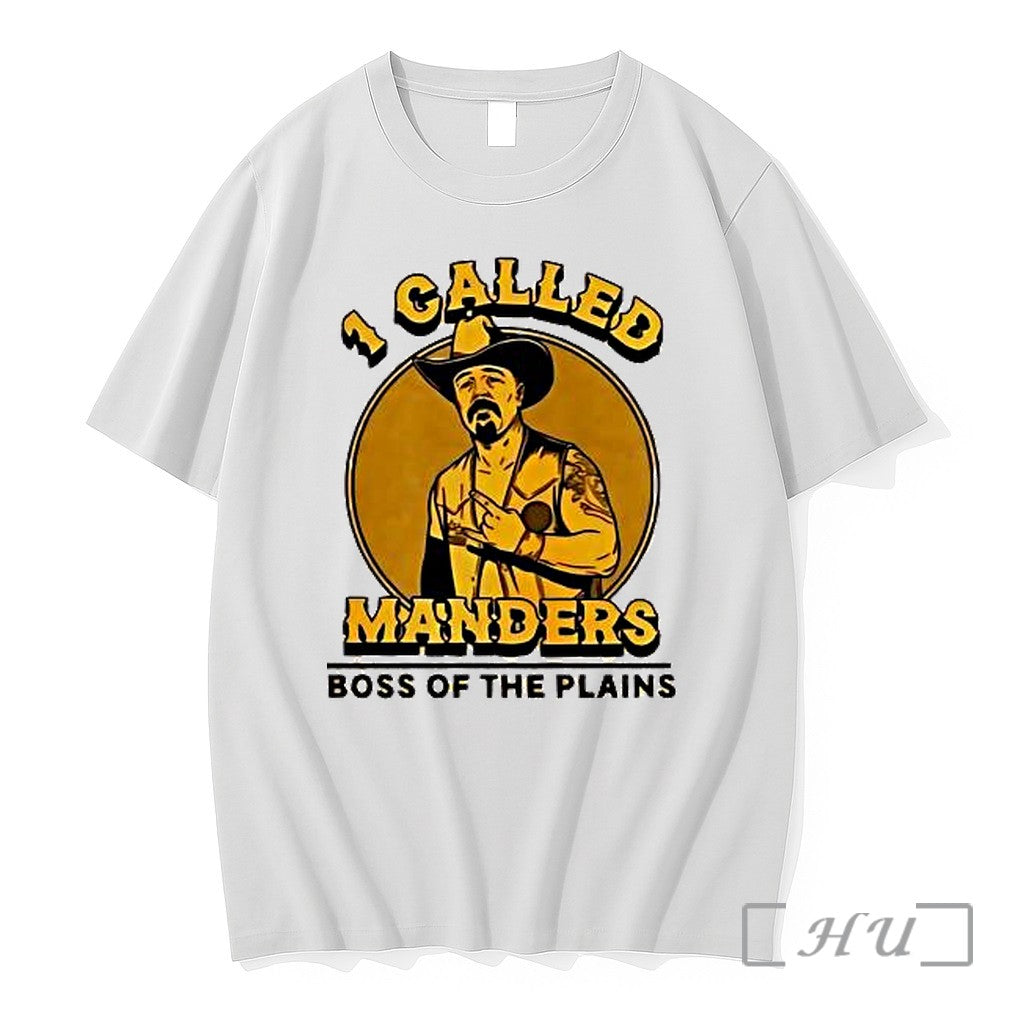 Officials I Called Manders Boss Of The Plains Cowboy - Adult & Kids T-Shirts, Sweatshirts & Hoodies apparel design preview 1