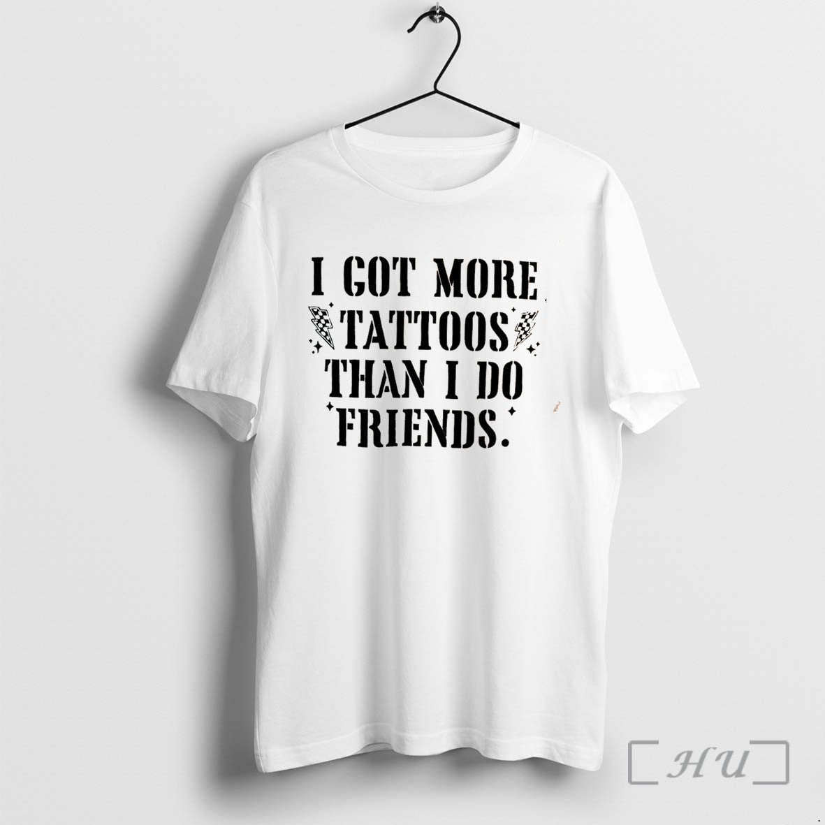 Officials I Got More Tattoos Than Do Friends Simple - Adult & Kids T-Shirts, Sweatshirts & Hoodies apparel design preview 1