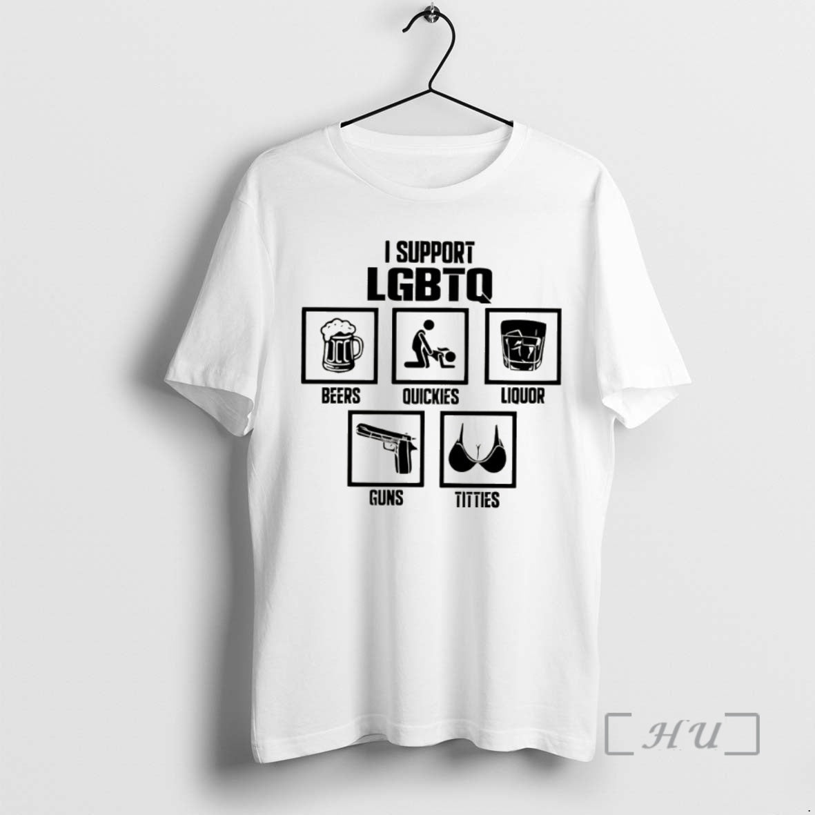 Officials I Support Lgbtq Beers Quickies Liquor Guns - Adult & Kids T-Shirts, Sweatshirts & Hoodies apparel design preview 1