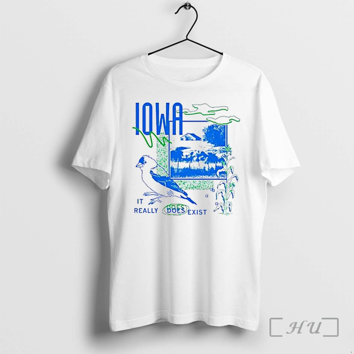 Officials Iowa It Really Does Exist Premium Sweater - Adult & Kids T-Shirts, Sweatshirts & Hoodies apparel design preview 1