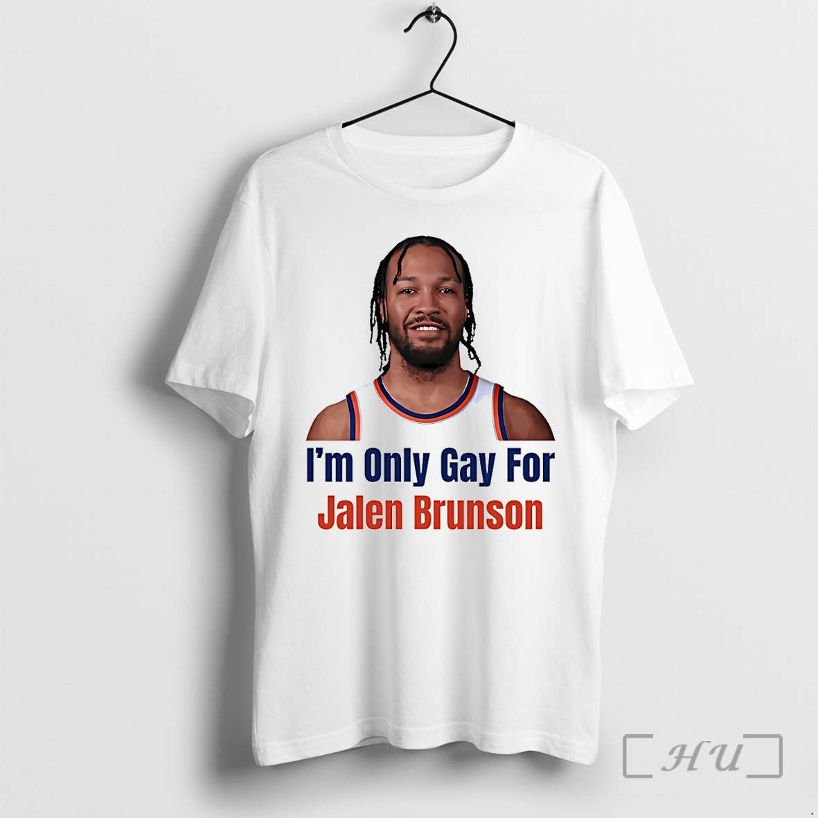 Officials Im Only Gay For Jalen Brunson Premium - Adult & Kids T-Shirts, Sweatshirts & Hoodies apparel design preview 1