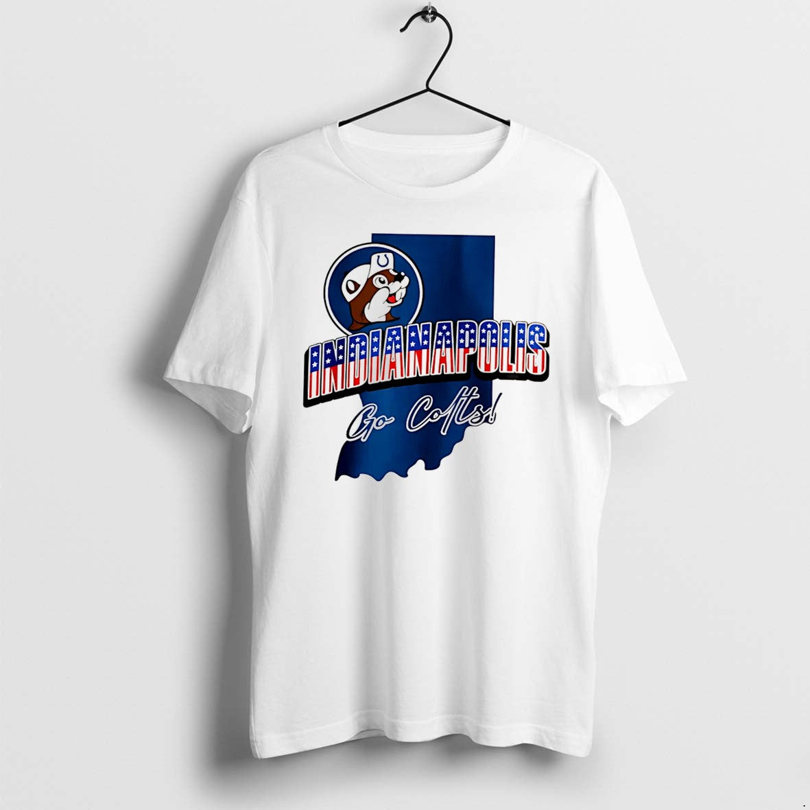 Officials Indianapolis Colts Buc Ees Go Patriotic - Adult & Kids T-Shirts, Sweatshirts & Hoodies apparel design preview 1