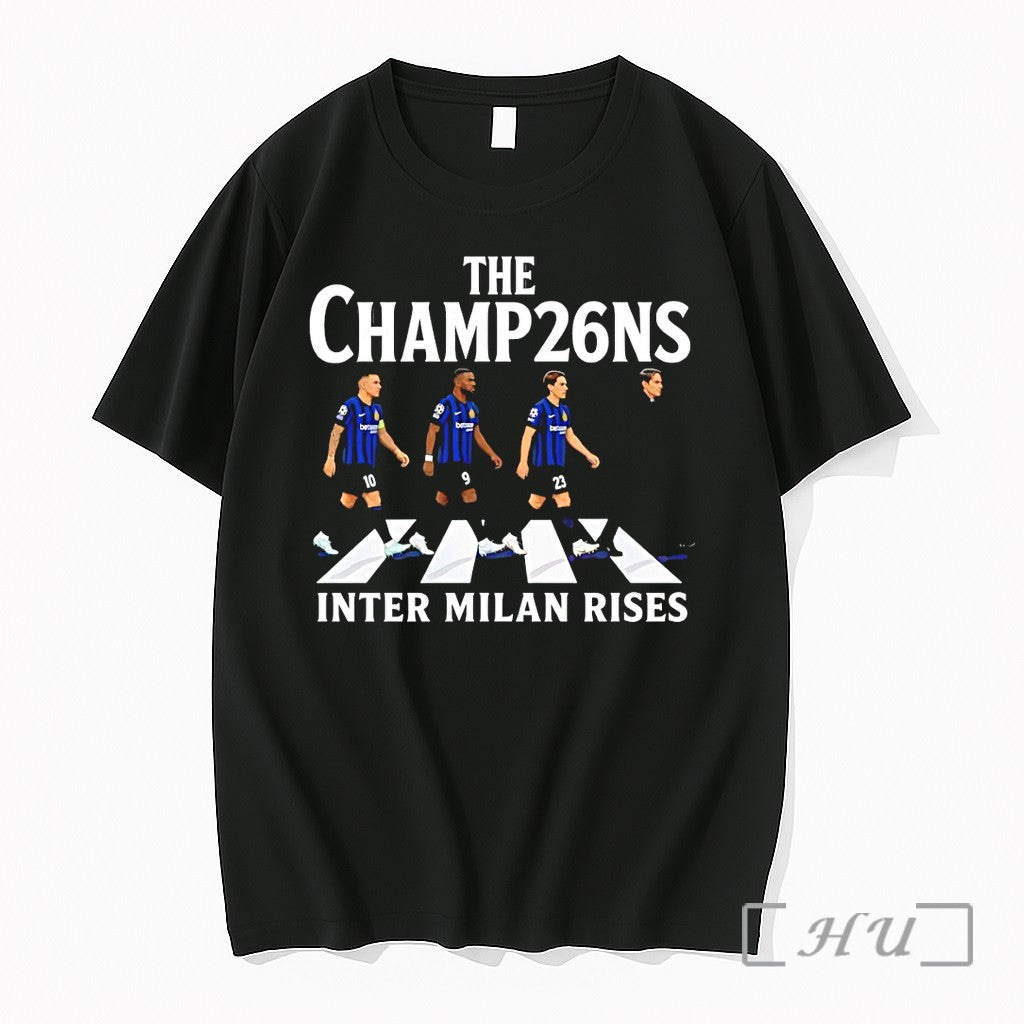 Officials Inter Milan The Champions 2026 Abbey Road - Adult & Kids T-Shirts, Sweatshirts & Hoodies apparel design preview 1