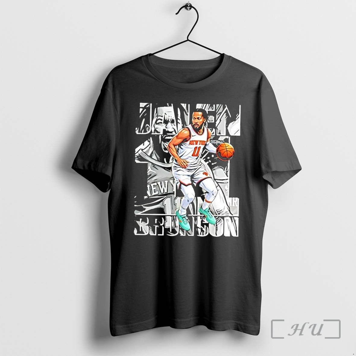 Officials Jalen Brunson New York Number 11 Graphic - Adult & Kids T-Shirts, Sweatshirts & Hoodies apparel design preview 1