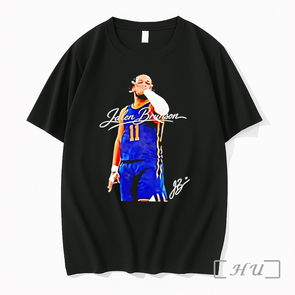 Officials Jalen Brunson Number 11 Hand Gesture - Adult & Kids T-Shirts, Sweatshirts & Hoodies apparel design preview 1