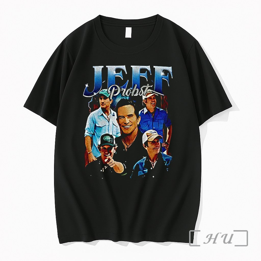Officials Jeff Probst Survivor Graphic Vintage - Adult & Kids T-Shirts, Sweatshirts & Hoodies apparel design preview 1