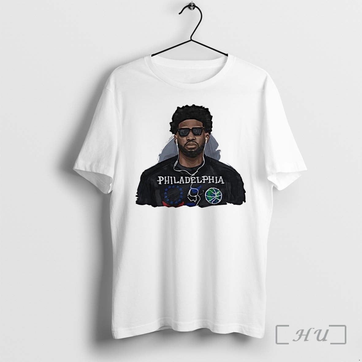 Officials Joel Embiid Philadelphia 76ers Basketball - Adult & Kids T-Shirts, Sweatshirts & Hoodies apparel design preview 1