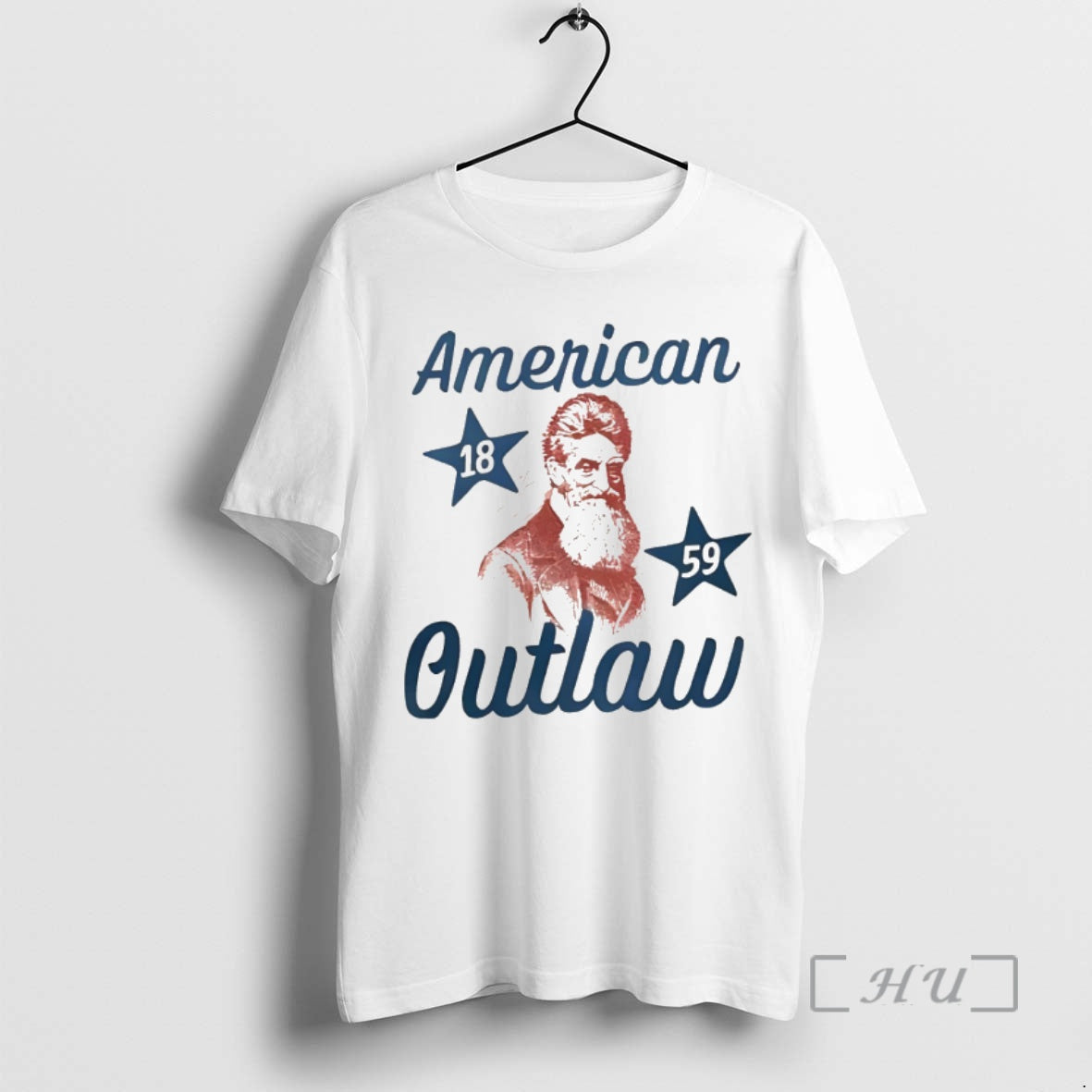 Officials John Brown American Outlaw 1859 - Adult & Kids T-Shirts, Sweatshirts & Hoodies apparel design preview 1