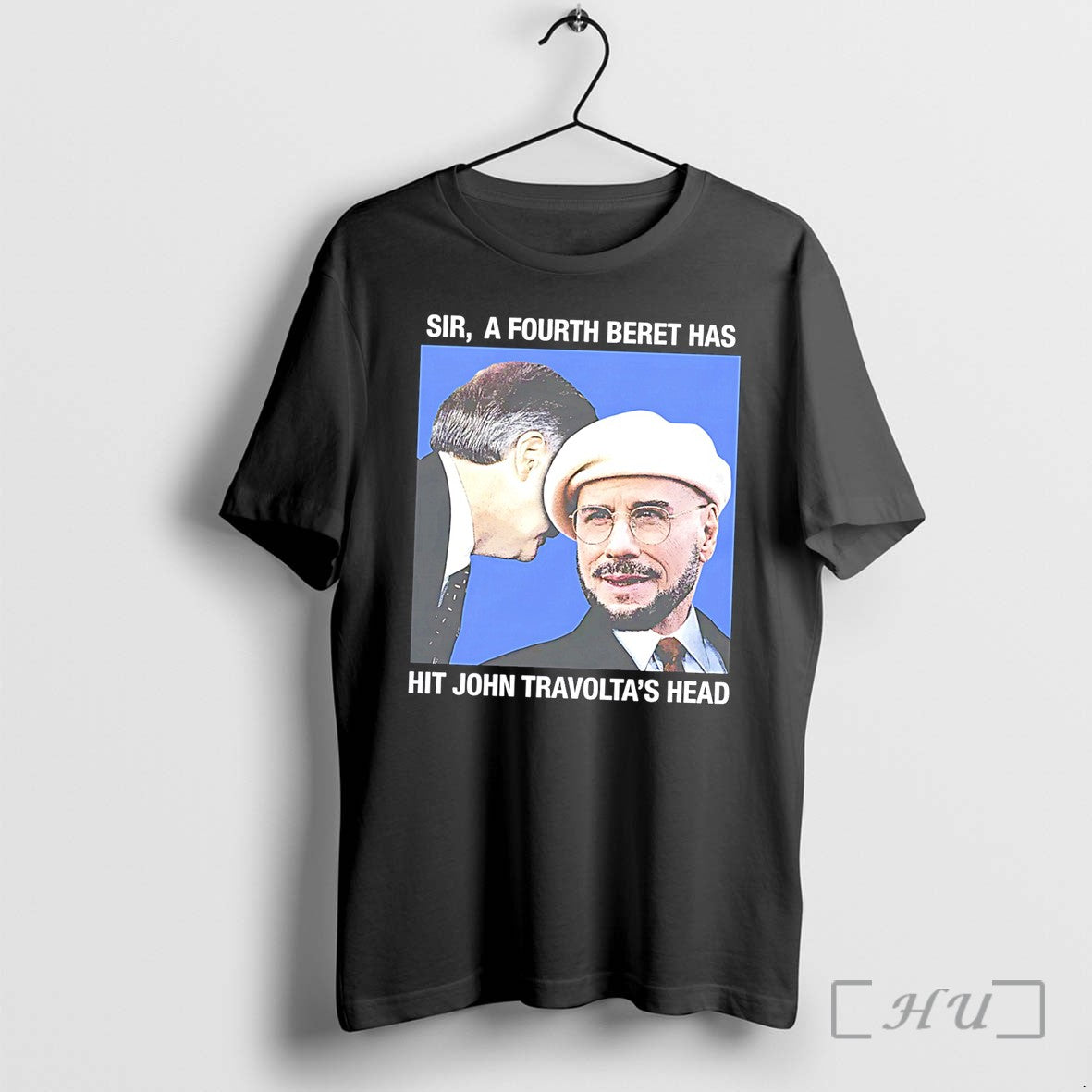 Officials John Travolta Sir A Fourth Beret Has Hit - Adult & Kids T-Shirts, Sweatshirts & Hoodies apparel design preview 1
