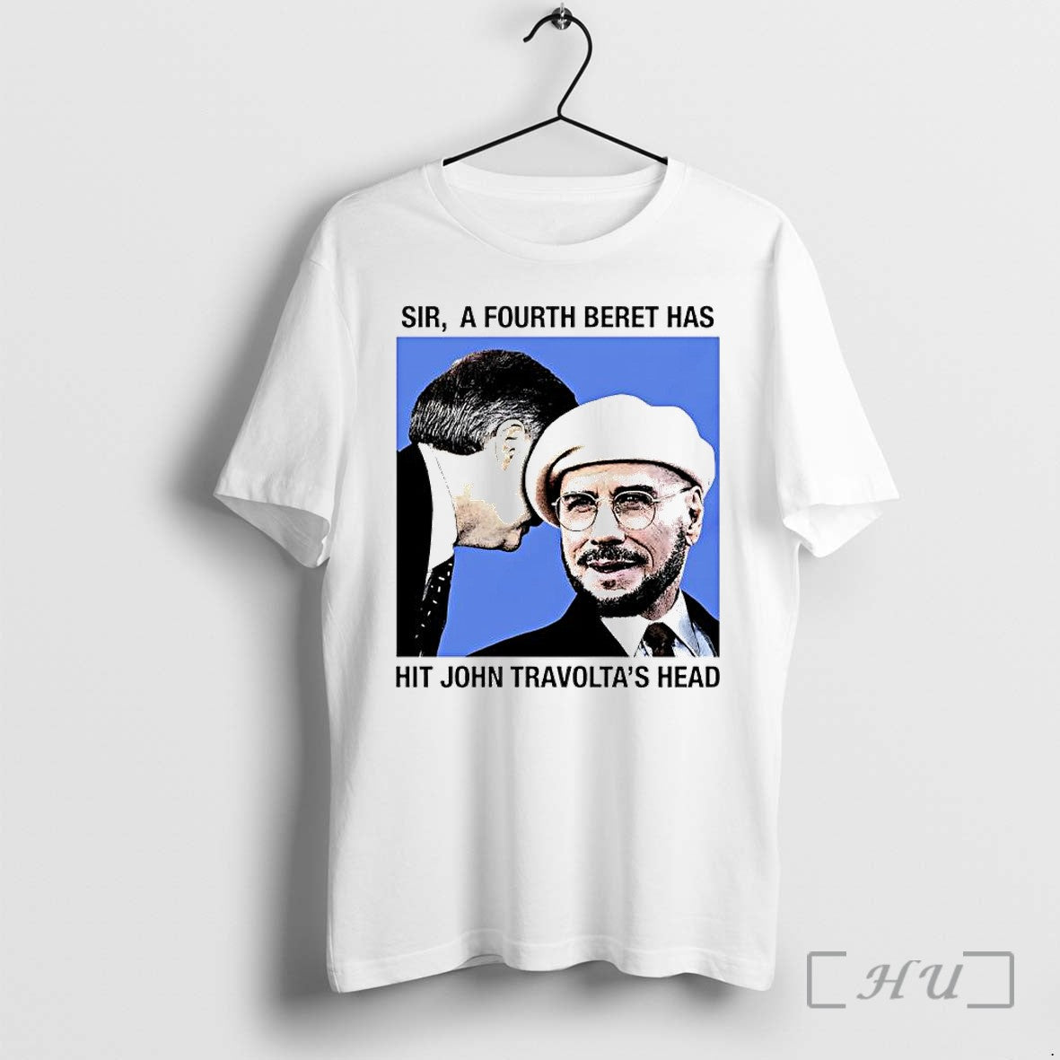 Officials John Travolta Sir A Fourth Beret Has Hit - Adult & Kids T-Shirts, Sweatshirts & Hoodies apparel design preview 1