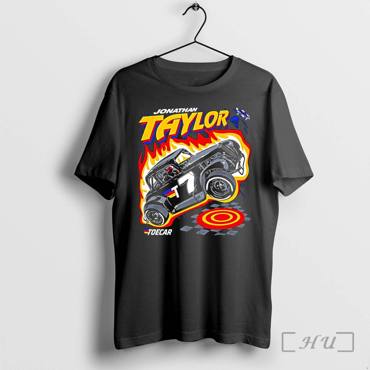 Officials Jonathan Taylor Toecar Number 7 Race Car - Adult & Kids T-Shirts, Sweatshirts & Hoodies apparel design preview 1