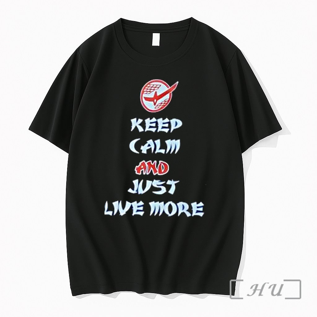 Officials Keep Calm And Just Live More Text Premium - Adult & Kids T-Shirts, Sweatshirts & Hoodies apparel design preview 1