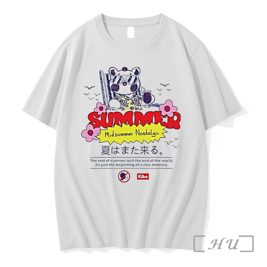 Officials Kibo Chill Bear Midsummer Nostalgic Summer - Adult & Kids T-Shirts, Sweatshirts & Hoodies apparel design preview 1