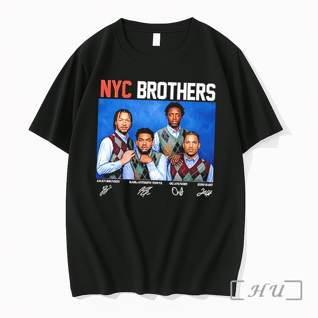 Officials Knicks Nyc Brothers Brunson Towns Og - Adult & Kids T-Shirts, Sweatshirts & Hoodies apparel design preview 1