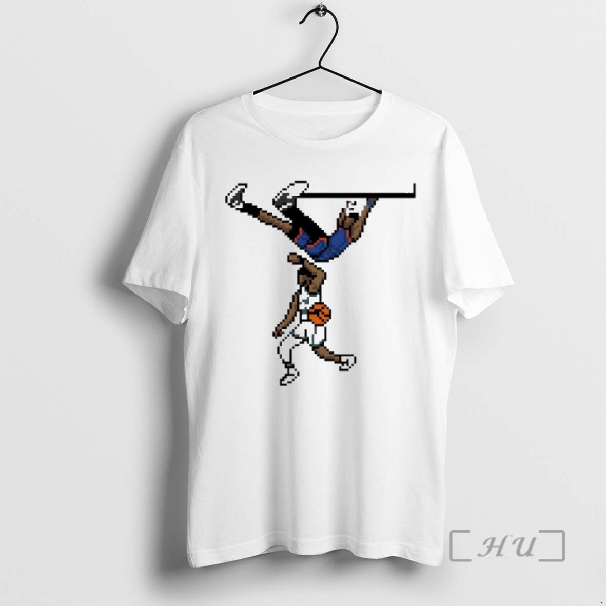 Officials Knicks Vs Celtics Og Anunoby Dunks Against - Adult & Kids T-Shirts, Sweatshirts & Hoodies apparel design preview 1