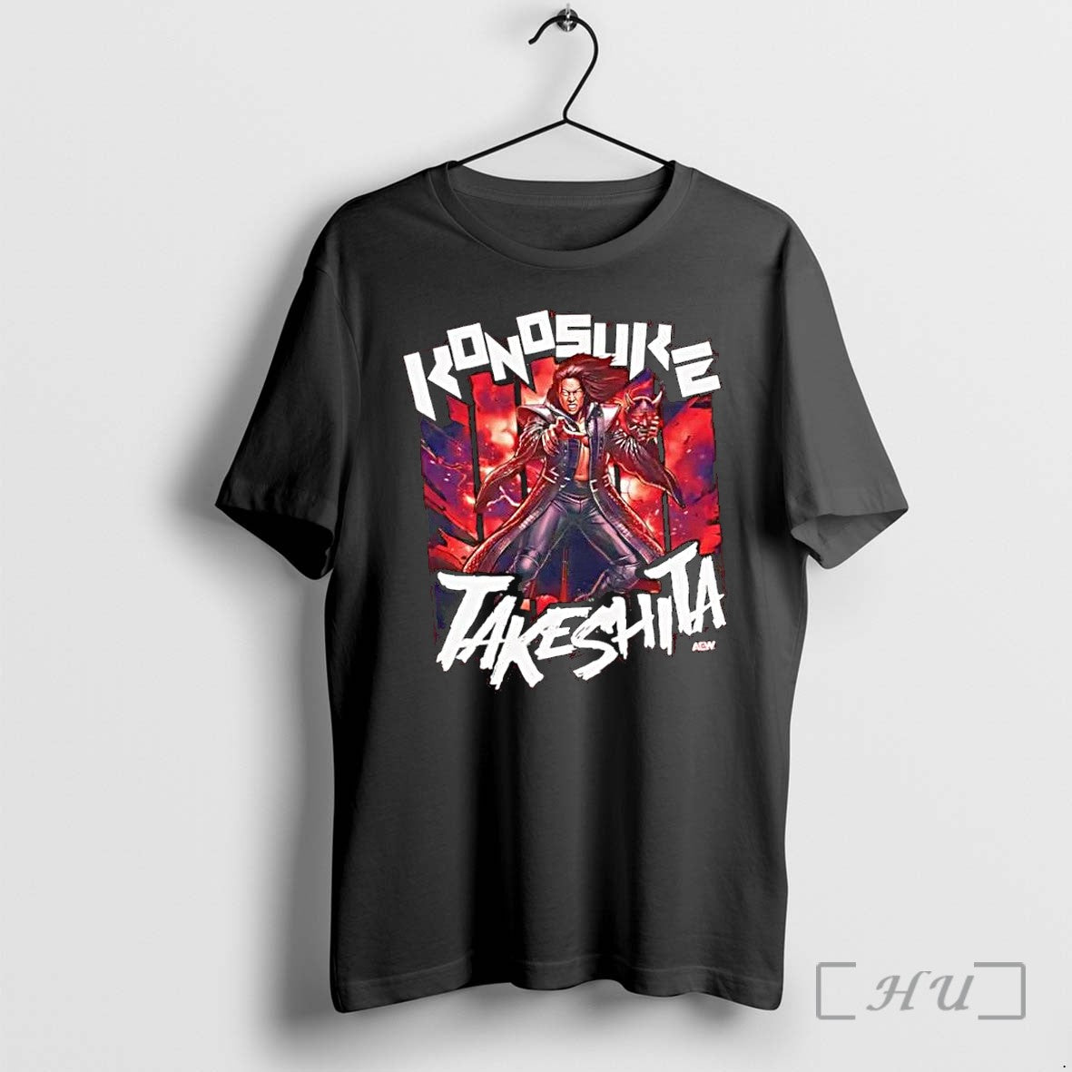 Officials Konosuke Takeshita Aew All Elite Wrestling - Adult & Kids T-Shirts, Sweatshirts & Hoodies apparel design preview 1