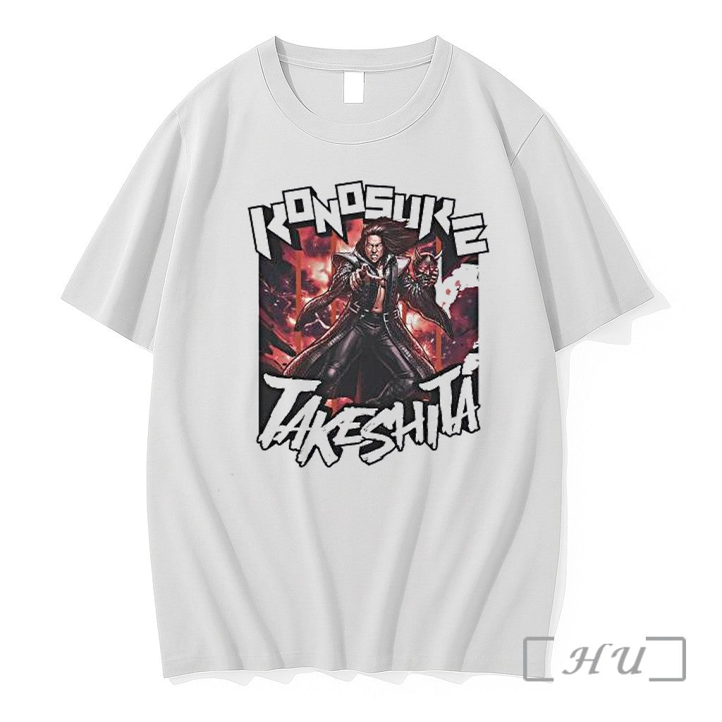 Officials Konosuke Takeshita Aew Intense Demon Mask - Adult & Kids T-Shirts, Sweatshirts & Hoodies apparel design preview 1