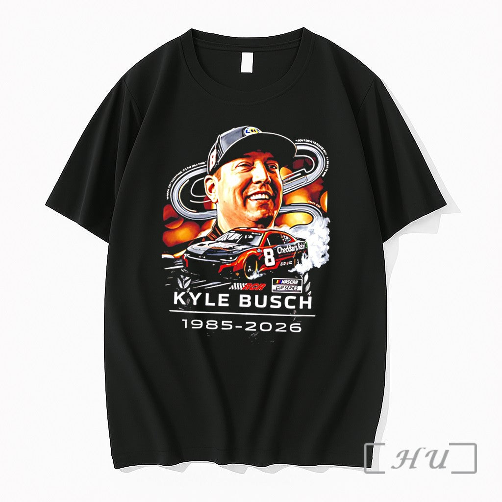 Officials Kyle Busch 1985 2026 18 Rowdy Thank You - Adult & Kids T-Shirts, Sweatshirts & Hoodies apparel design preview 1