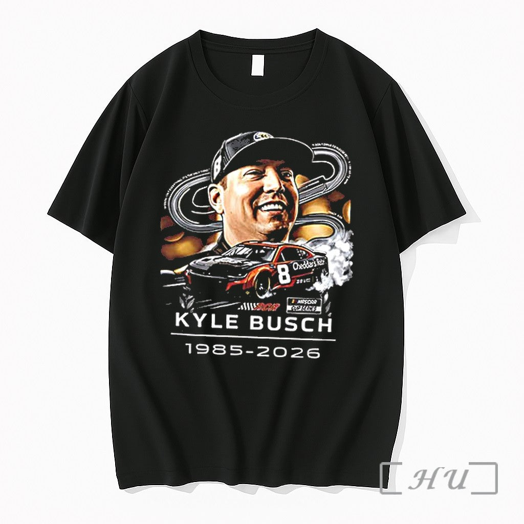 Officials Kyle Busch 1985 2026 5 Time Cup Series - Adult & Kids T-Shirts, Sweatshirts & Hoodies apparel design preview 1
