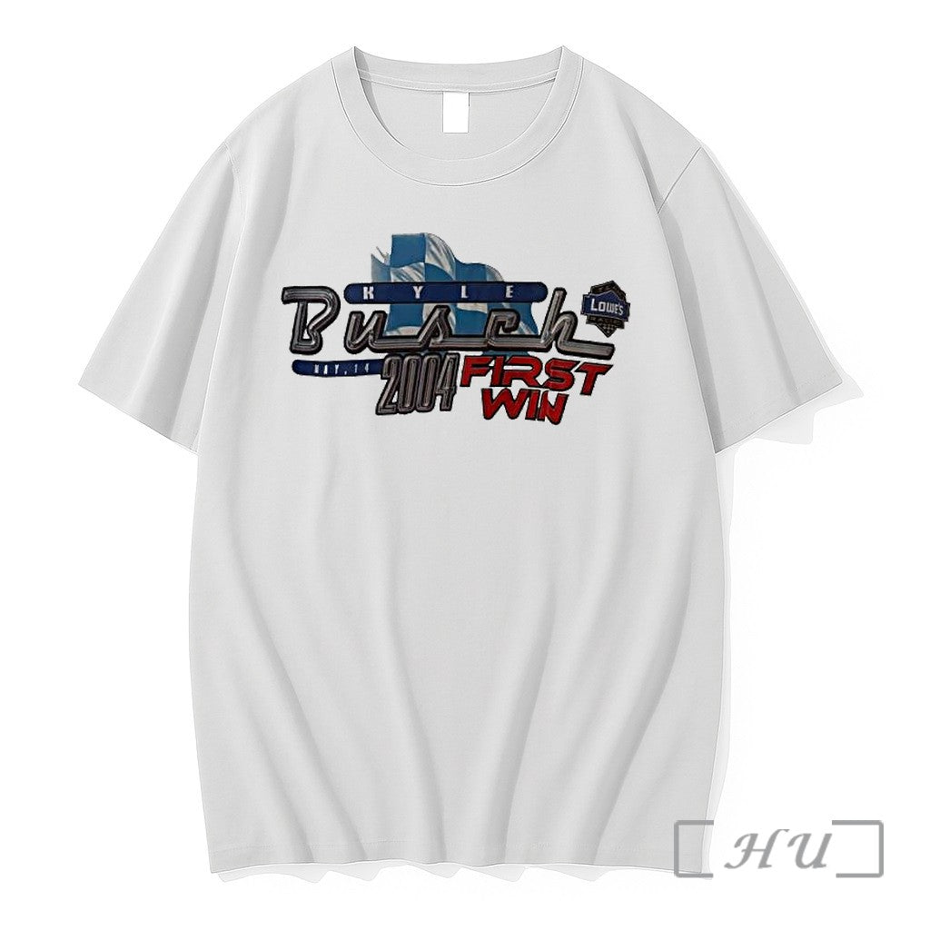 Officials Kyle Busch 2004 First Win Team Lowes Racing - Adult & Kids T-Shirts, Sweatshirts & Hoodies apparel design preview 1