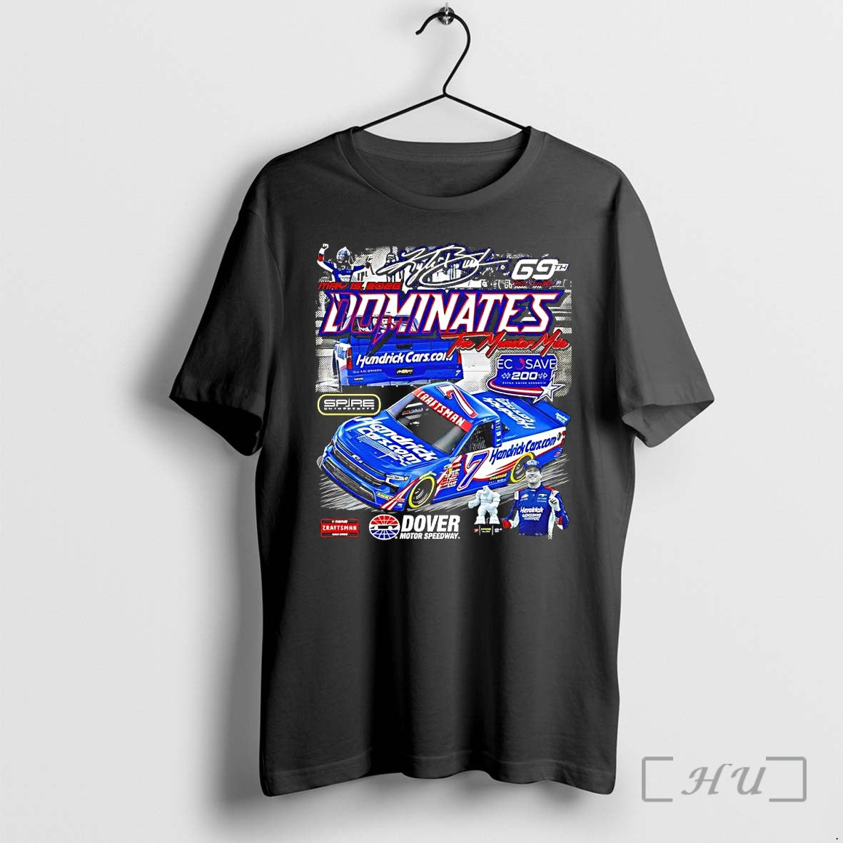 Officials Kyle Busch 2026 Dover Truck Series Race Win - Adult & Kids T-Shirts, Sweatshirts & Hoodies apparel design preview 1