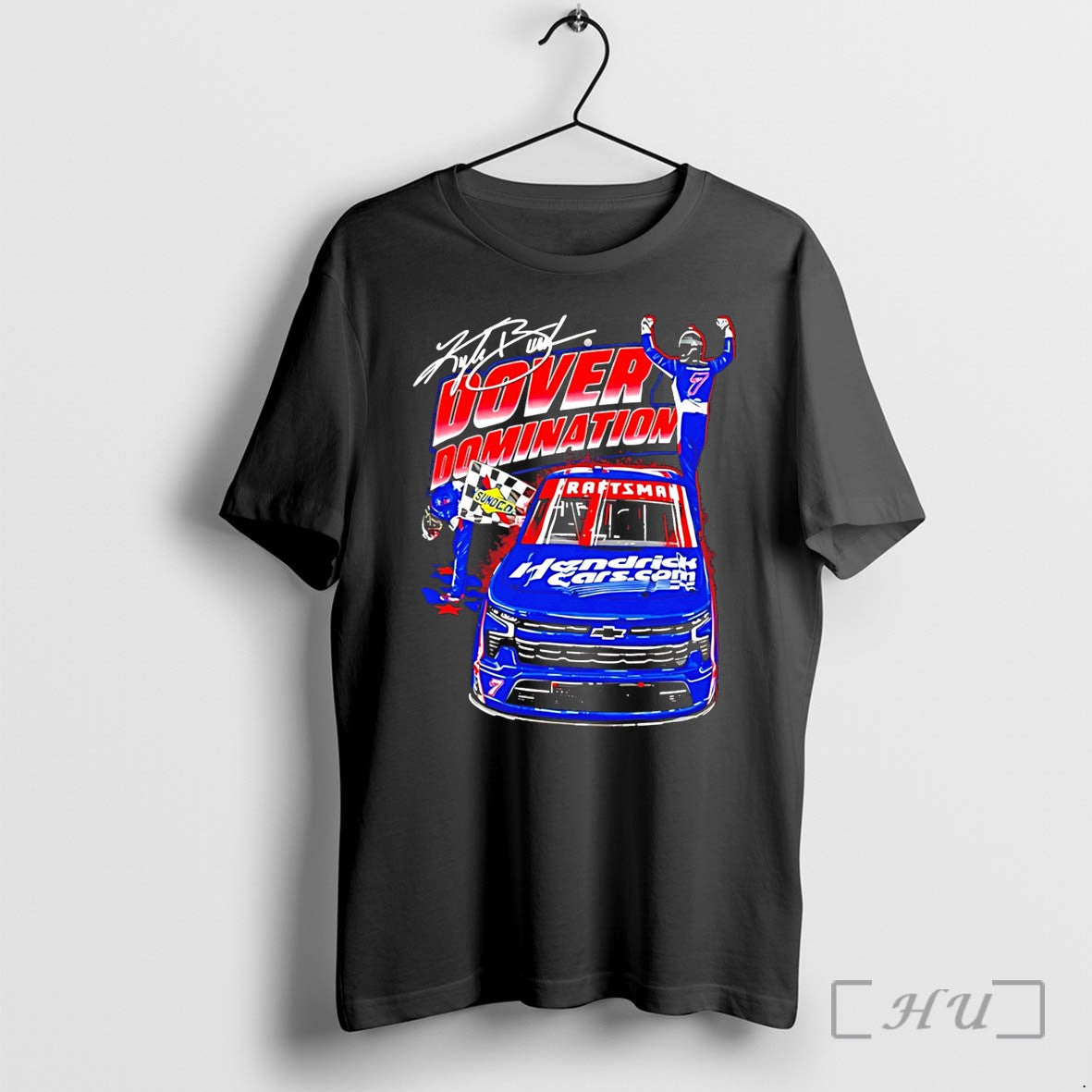 Officials Kyle Busch Dover Domination Signature - Adult & Kids T-Shirts, Sweatshirts & Hoodies apparel design preview 1