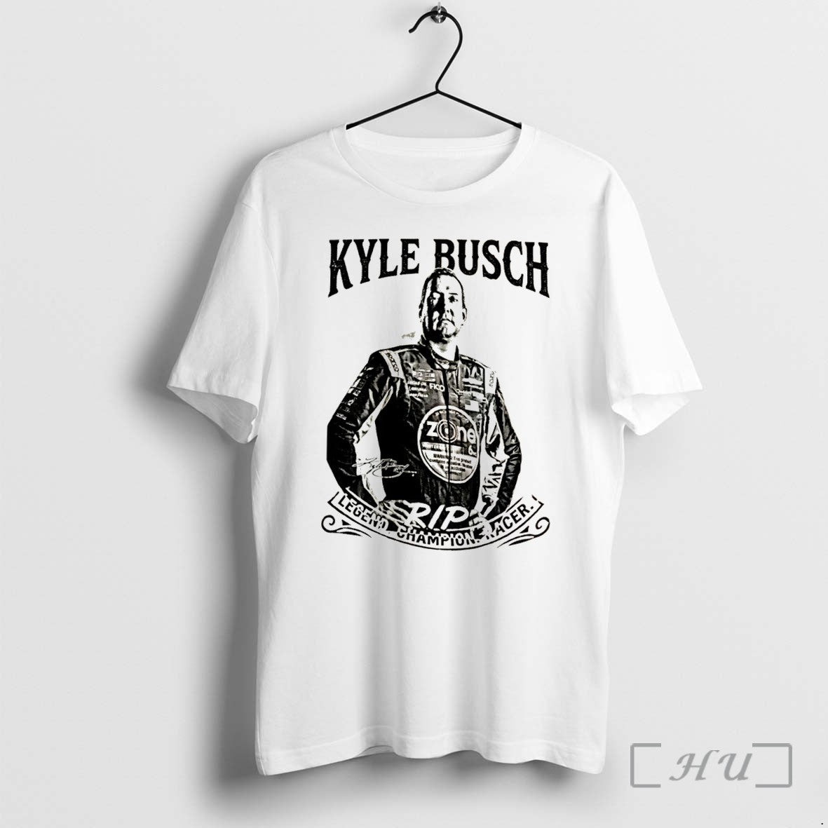 Officials Kyle Busch Rowdy 1985 2026 Legend Champion - Adult & Kids T-Shirts, Sweatshirts & Hoodies apparel design preview 1