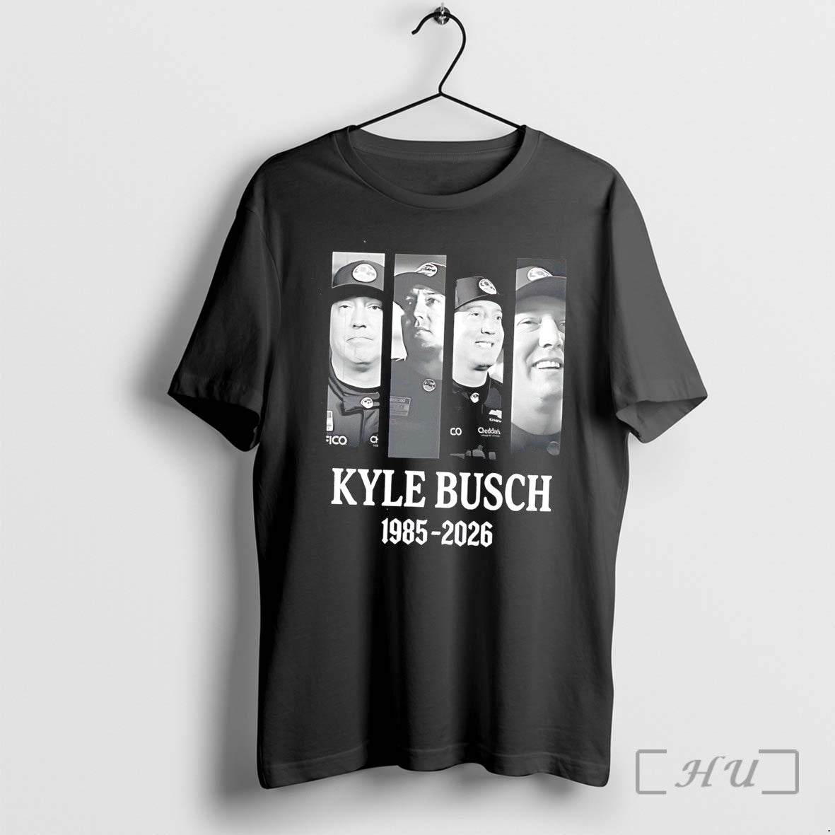 Officials Kyle Busch Rowdy 1985 2026 Motorsport - Adult & Kids T-Shirts, Sweatshirts & Hoodies apparel design preview 1