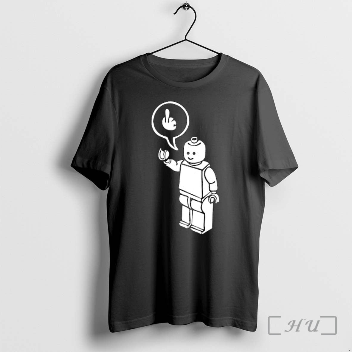 Officials Lego Minifigure Man Giving The Middle - Adult & Kids T-Shirts, Sweatshirts & Hoodies apparel design preview 1