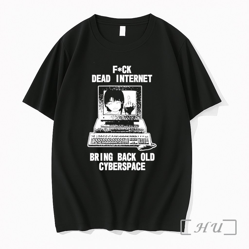 Officials Lain Iwakura Fuck Dead Internet Bring Back - Adult & Kids T-Shirts, Sweatshirts & Hoodies apparel design preview 1