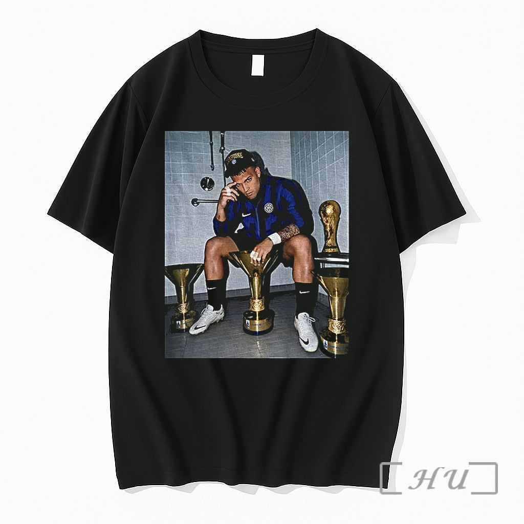 Officials Lautaro Martinez Holding Cup Inter Milan Fc - Adult & Kids T-Shirts, Sweatshirts & Hoodies apparel design preview 1
