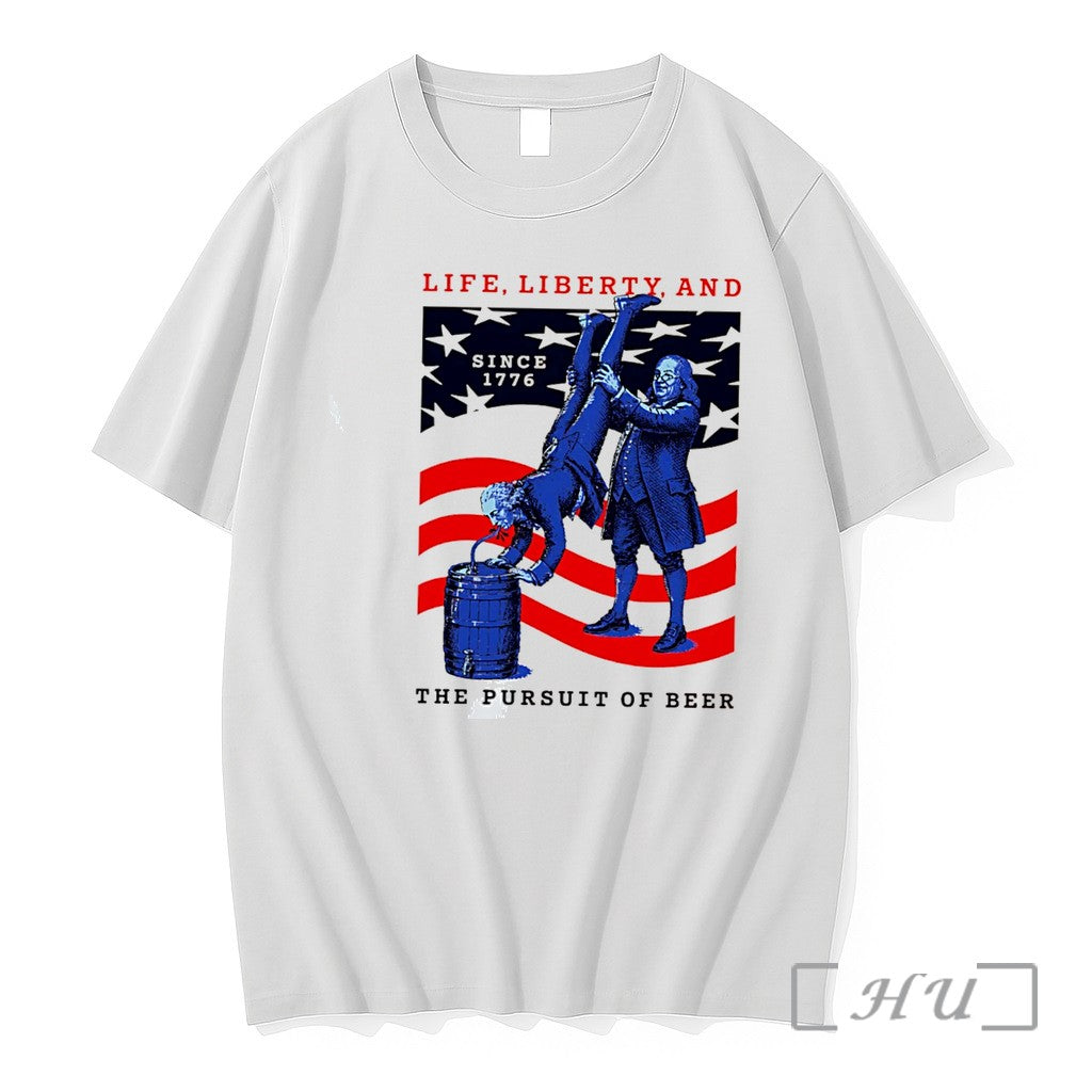 Officials Life Liberty And The Pursuit Of Beer - Adult & Kids T-Shirts, Sweatshirts & Hoodies apparel design preview 1