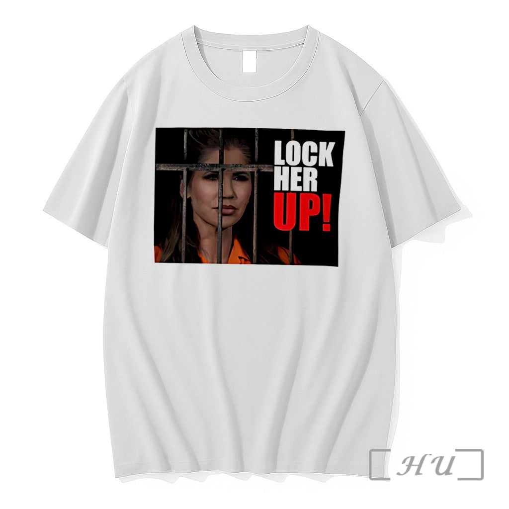 Officials Lock Her Up Kristi Noem Premium Sweater Jpg - Adult & Kids T-Shirts, Sweatshirts & Hoodies apparel design preview 1