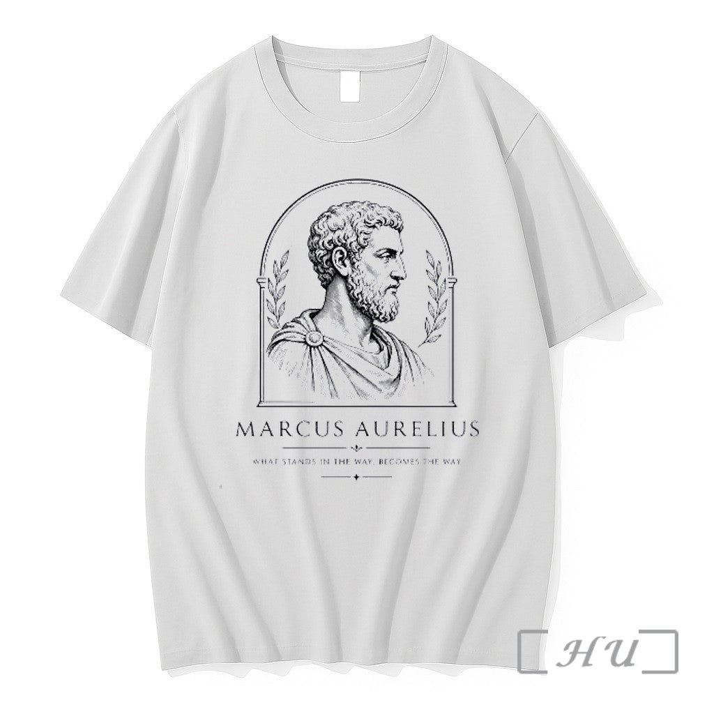 Officials Marcus Aurelius What Stands In The Way - Adult & Kids T-Shirts, Sweatshirts & Hoodies apparel design preview 1