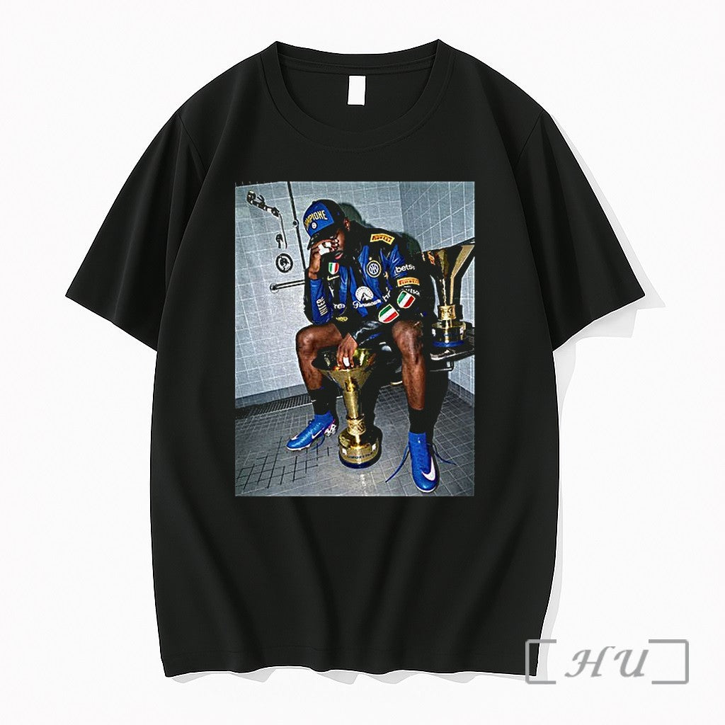 Officials Marcus Thuram Holding Cup Inter Milan Fc - Adult & Kids T-Shirts, Sweatshirts & Hoodies apparel design preview 1