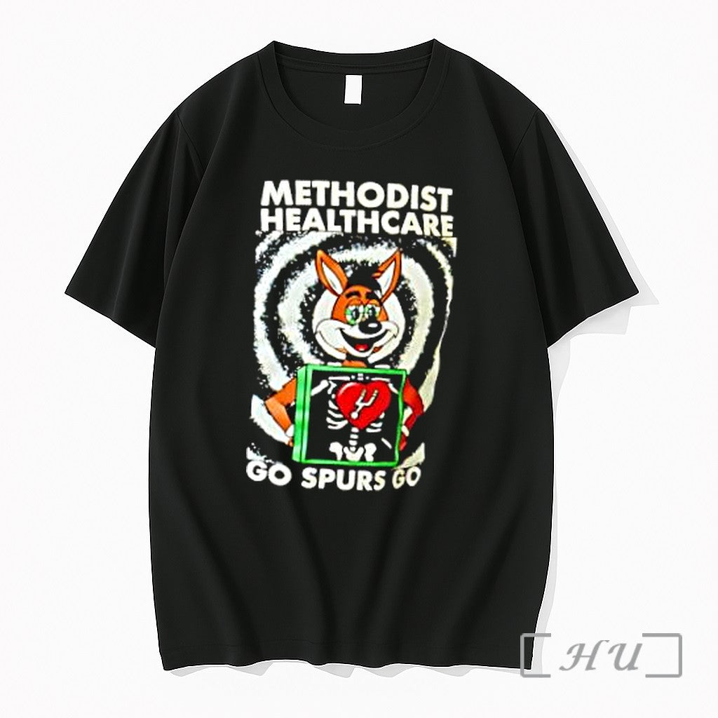 Officials Methodist Healthcare Go Spurs Premium - Adult & Kids T-Shirts, Sweatshirts & Hoodies apparel design preview 1