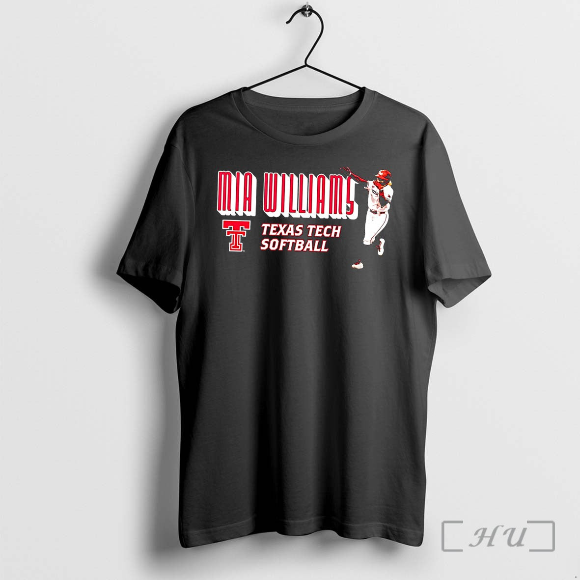 Officials Mia Williams Texas Tech Softball Vintage - Adult & Kids T-Shirts, Sweatshirts & Hoodies apparel design preview 1