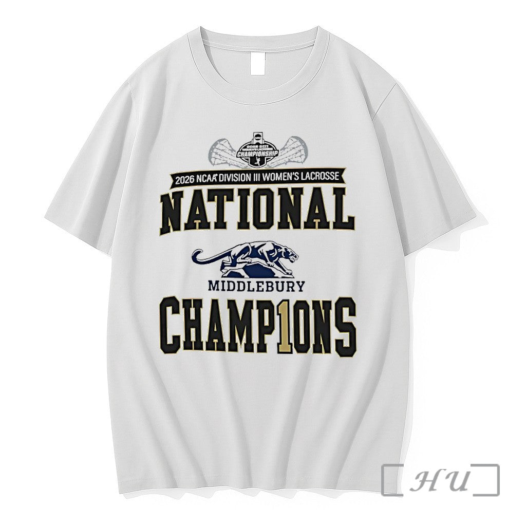 Officials Middlebury Panthers 2026 Ncaa Diii Womens - Adult & Kids T-Shirts, Sweatshirts & Hoodies apparel design preview 1