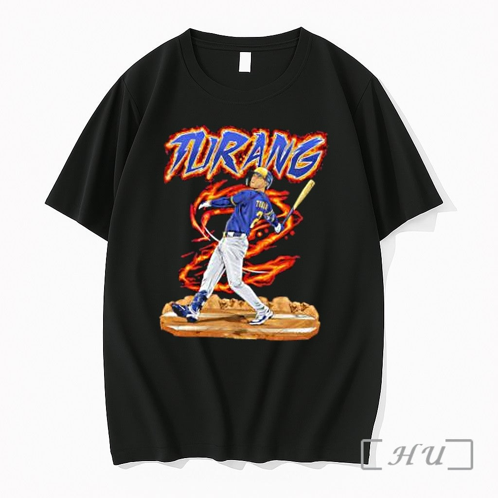 Officials Milwaukee Brewers Brice Turang 2 Planet - Adult & Kids T-Shirts, Sweatshirts & Hoodies apparel design preview 1