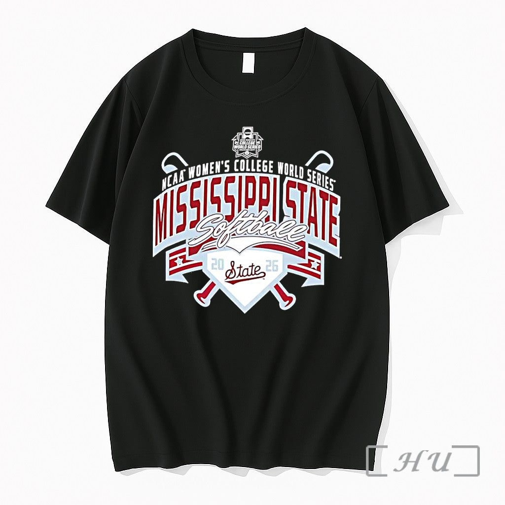 Officials Mississippi State Softball Nca Womens - Adult & Kids T-Shirts, Sweatshirts & Hoodies apparel design preview 1