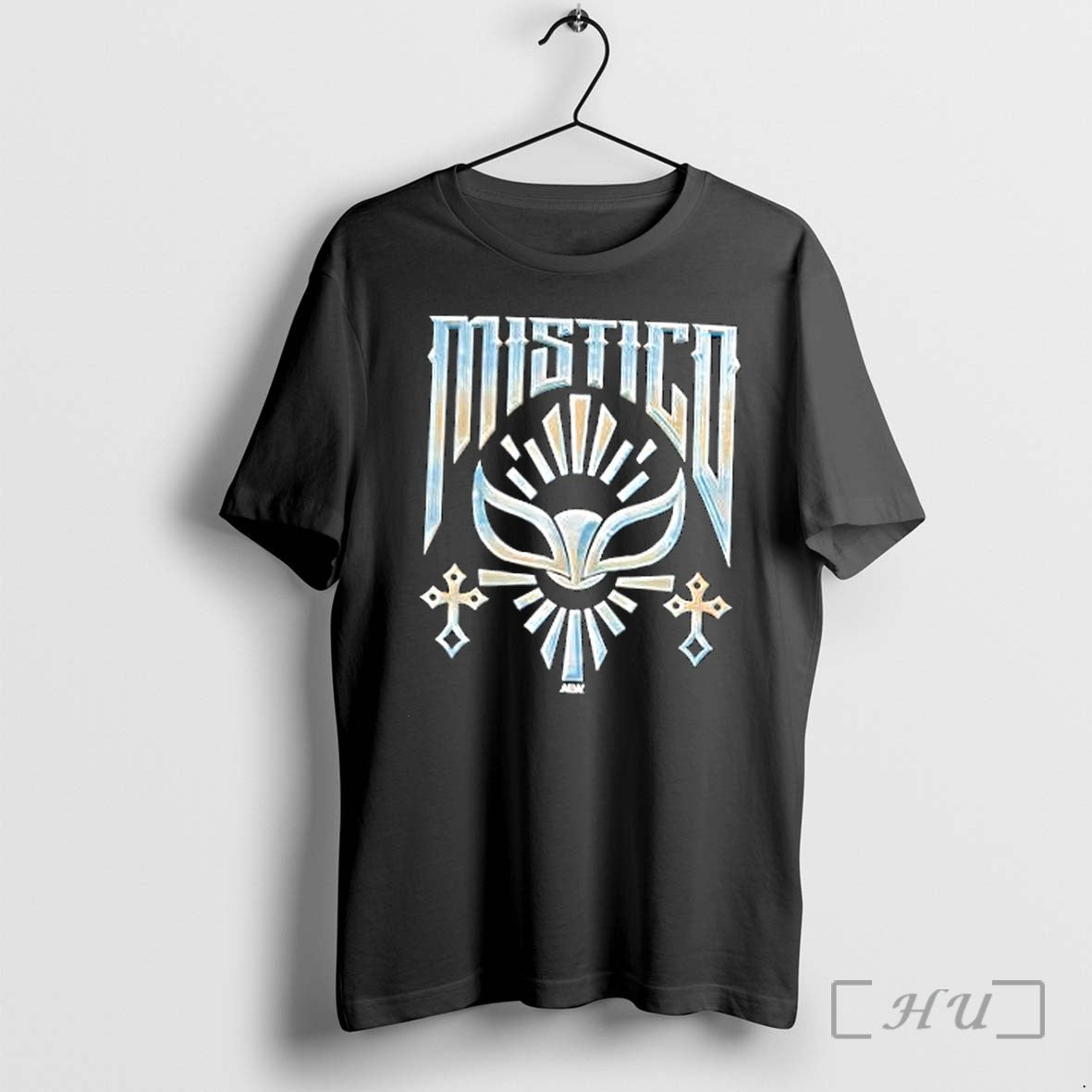 Officials Mistico Aew Lucha Libre Mask Emblem - Adult & Kids T-Shirts, Sweatshirts & Hoodies apparel design preview 1