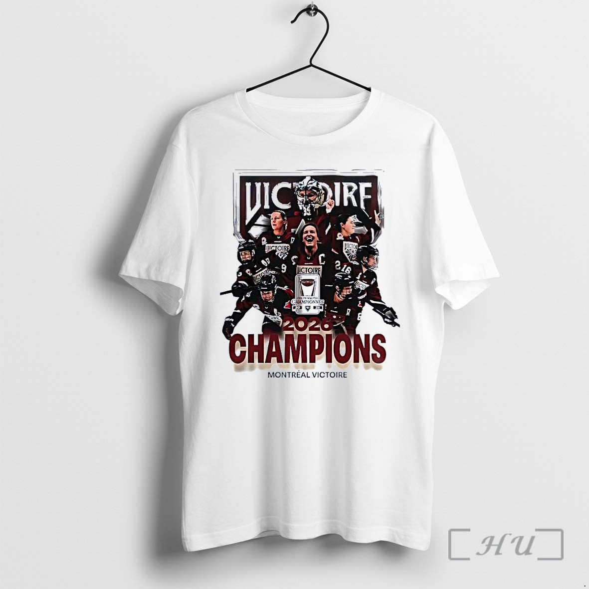 Officials Montreal Victoire 2026 Walter Cup Champions - Adult & Kids T-Shirts, Sweatshirts & Hoodies apparel design preview 1