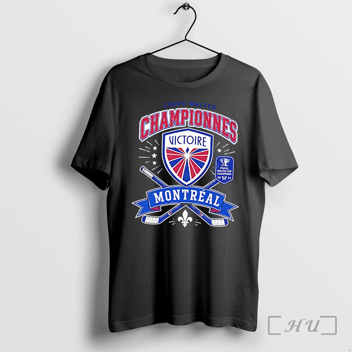 Officials Montreal Victoire Pwhl Walter Cup Finals - Adult & Kids T-Shirts, Sweatshirts & Hoodies apparel design preview 1