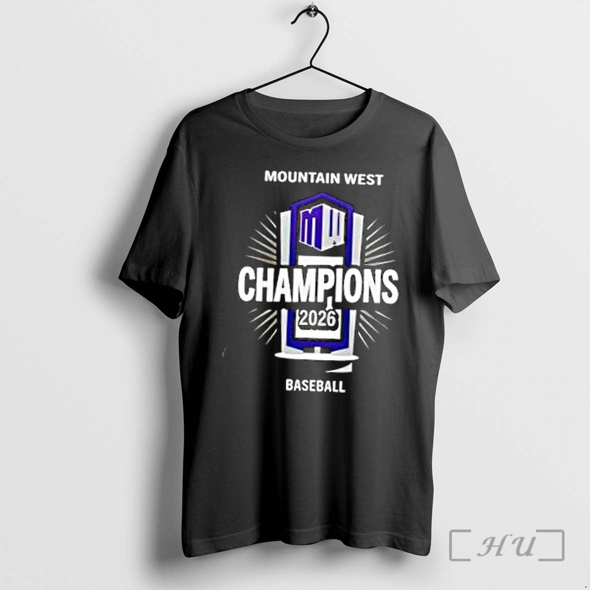 Officials Mountain West Champions 2026 Baseball - Adult & Kids T-Shirts, Sweatshirts & Hoodies apparel design preview 1