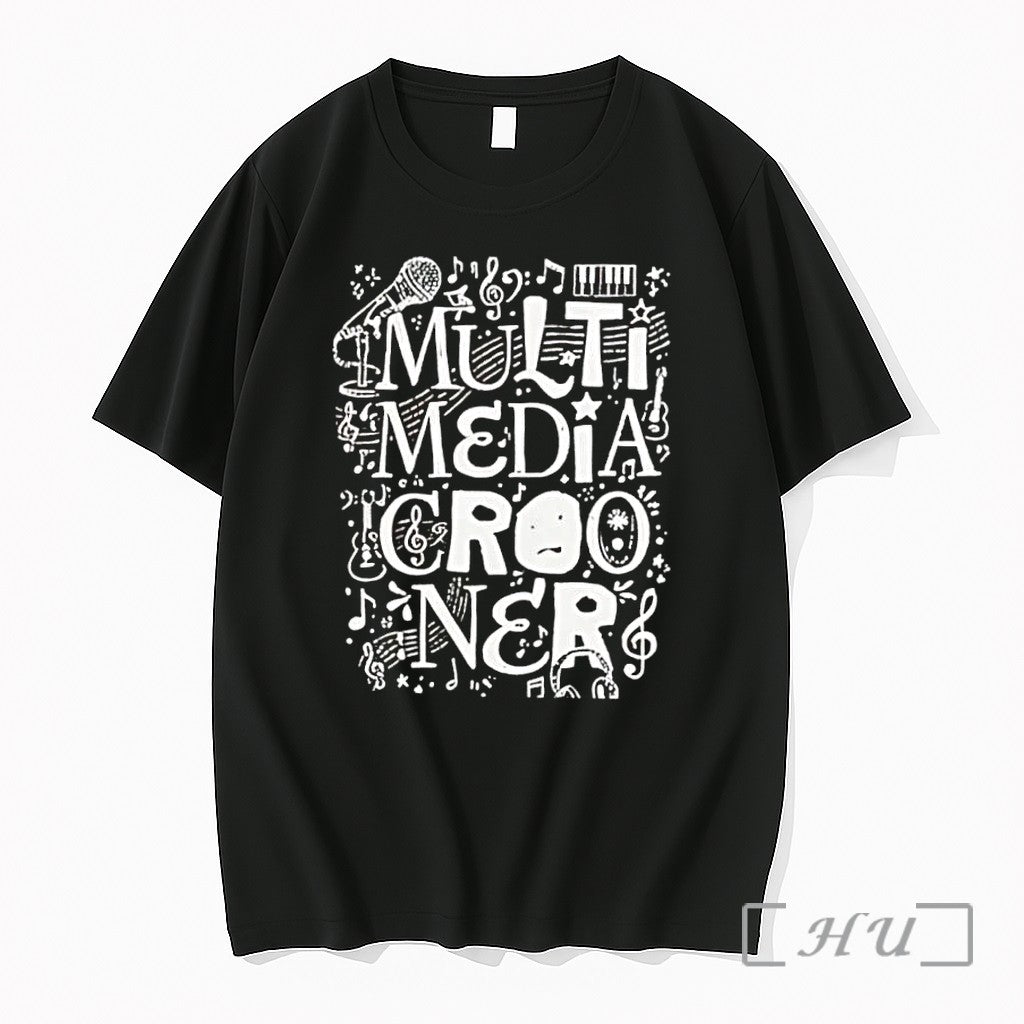 Officials Multimedia Crooner Music Design Premium - Adult & Kids T-Shirts, Sweatshirts & Hoodies apparel design preview 1